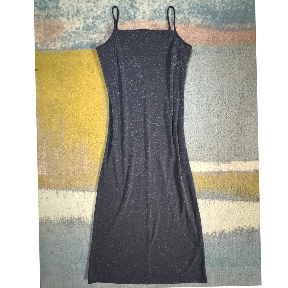 Glitter Sparkle Womens Maxi Formal Gown Dress Size Small Evening Event Mobwife - Picture 8 of 12